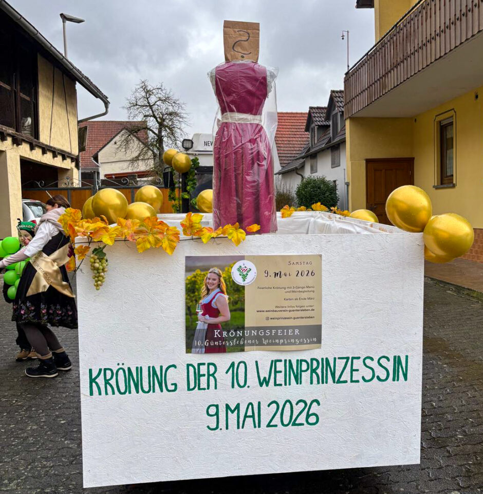 Wer wird 10. Weinprinzessin in Güntersleben?